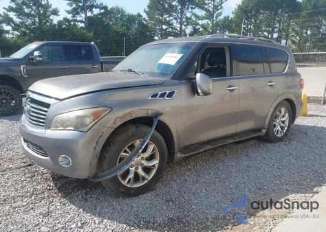 2012 Infiniti Qx56 из США, поврежденный, VIN JN8AZ2NEXC9022943